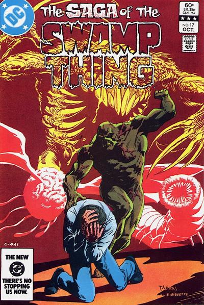 Cover for The Saga of Swamp Thing (DC, 1982 series) #17 [Direct]