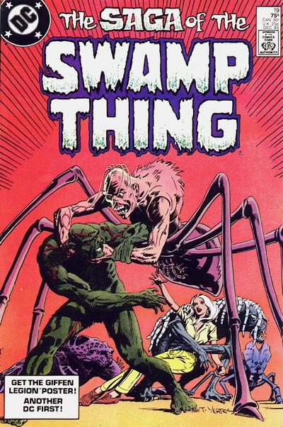 Cover for The Saga of Swamp Thing (DC, 1982 series) #19 [Direct]