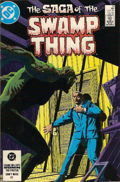 Cover for The Saga of Swamp Thing (DC, 1982 series) #21 [Direct]