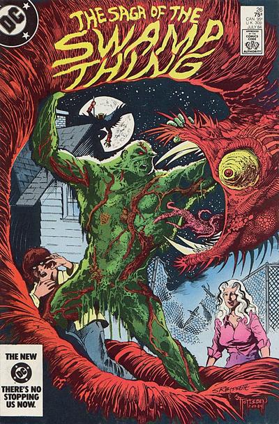 Cover for The Saga of Swamp Thing (DC, 1982 series) #26 [Direct]