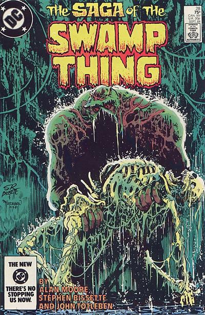 Cover for The Saga of Swamp Thing (DC, 1982 series) #28 [Direct]