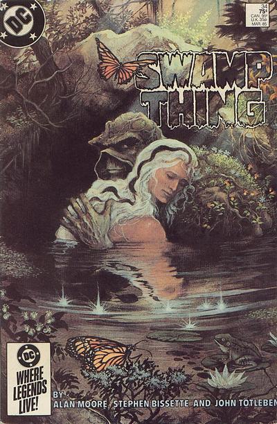 Cover for The Saga of Swamp Thing (DC, 1982 series) #34 [Direct]