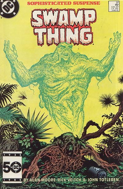 Cover for The Saga of Swamp Thing (DC, 1982 series) #37 [Direct]