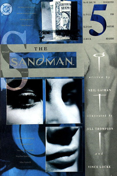 Cover for Sandman (DC, 1989 series) #45