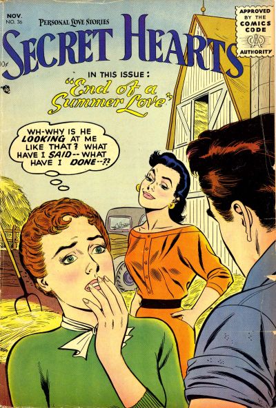 Cover for Secret Hearts (DC, 1949 series) #36