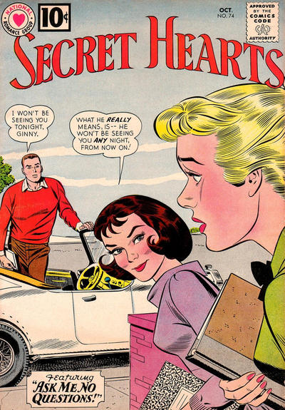 Cover for Secret Hearts (DC, 1949 series) #74