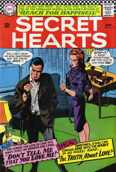 Cover for Secret Hearts (DC, 1949 series) #112