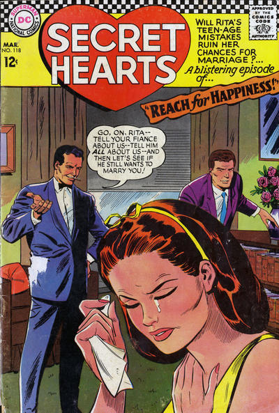 Cover for Secret Hearts (DC, 1949 series) #118
