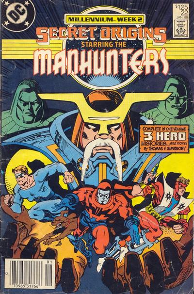 Cover for Secret Origins (DC, 1986 series) #22 [Newsstand]
