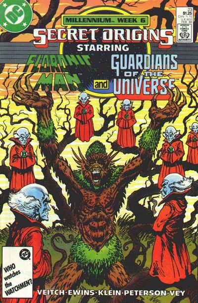 Cover for Secret Origins (DC, 1986 series) #23 [Direct]