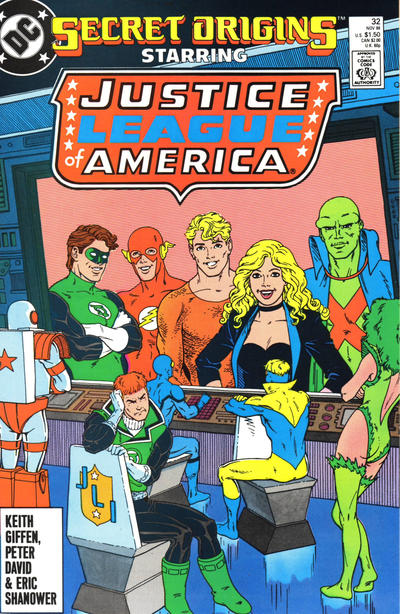 Cover for Secret Origins (DC, 1986 series) #32 [Direct]