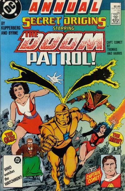 Cover for Secret Origins Annual (DC, 1987 series) #1 [Direct]