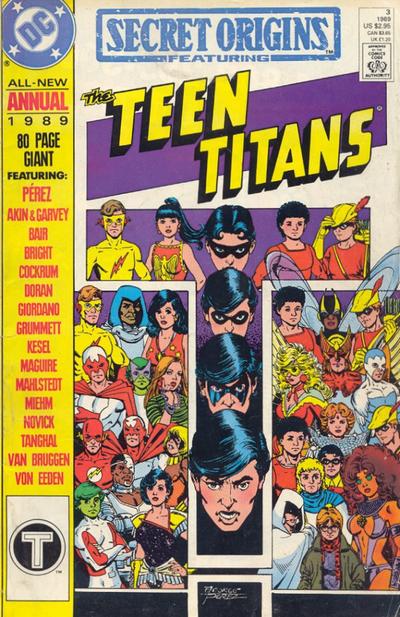 Cover for Secret Origins Annual (DC, 1987 series) #3 [Direct]