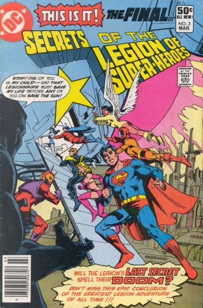Cover for Secrets of the Legion of Super-Heroes (DC, 1981 series) #3 [Newsstand]