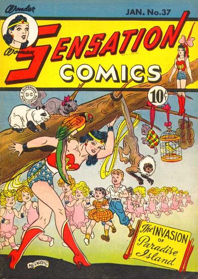 Cover for Sensation Comics (DC, 1942 series) #37