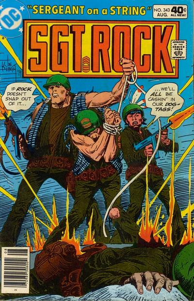 Cover for Sgt. Rock (DC, 1977 series) #343