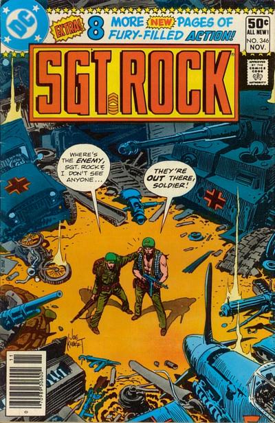 Cover for Sgt. Rock (DC, 1977 series) #346 [Newsstand]