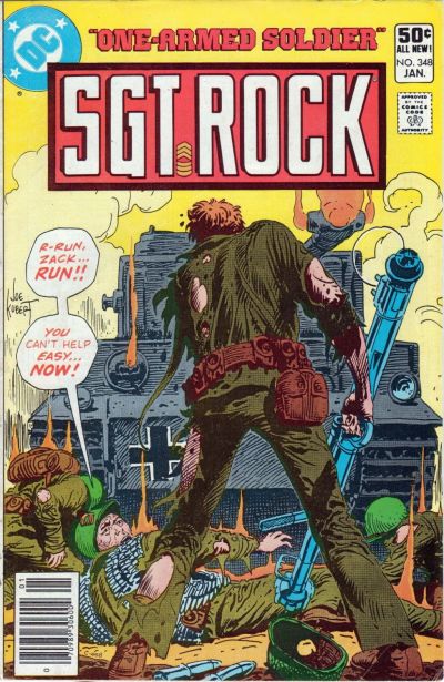 Cover for Sgt. Rock (DC, 1977 series) #348 [Newsstand]