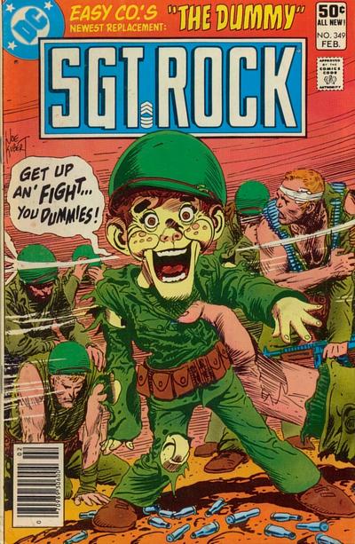 Cover for Sgt. Rock (DC, 1977 series) #349 [Newsstand]