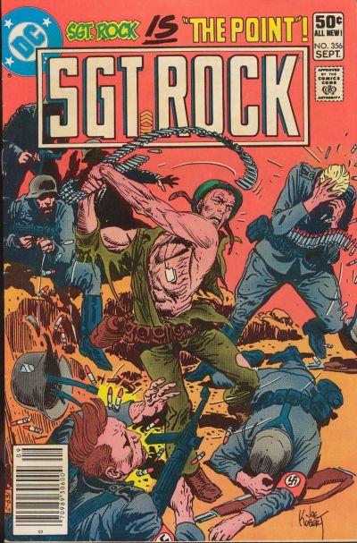 Cover for Sgt. Rock (DC, 1977 series) #356 [Newsstand]