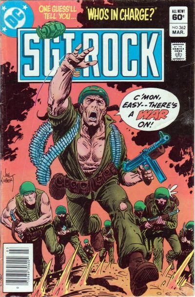 Cover for Sgt. Rock (DC, 1977 series) #362 [Newsstand]