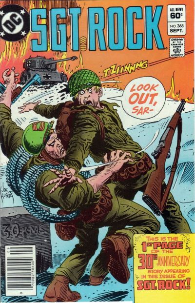 Cover for Sgt. Rock (DC, 1977 series) #368 [Newsstand]