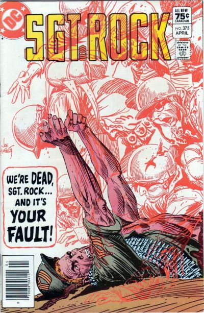 Cover for Sgt. Rock (DC, 1977 series) #375 [Canadian]