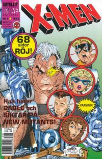 Cover for X-Men (SatellitFörlaget, 1990 series) #8/1992
