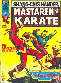 Cover Thumbnail for Mästaren på karate (Red Clown, 1974 series) #5/1975