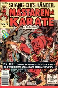 Cover Thumbnail for Mästaren på karate (Oscar Caesar, 1993 series) #3/1993