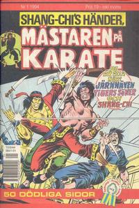 Cover Thumbnail for Mästaren på karate (Oscar Caesar, 1993 series) #1/1994