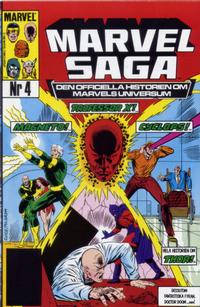 Cover for Marvel Saga (SatellitFörlaget, 1988 series) #4