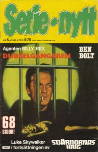 Cover for Serie-nytt [delas?] (Semic, 1970 series) #6/1981
