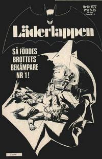 Cover Thumbnail for Läderlappen (Semic, 1976 series) #8/1977