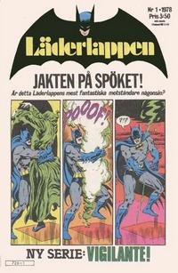 Cover Thumbnail for Läderlappen (Semic, 1976 series) #1/1978