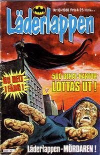 Cover Thumbnail for Läderlappen (Semic, 1976 series) #10/1980