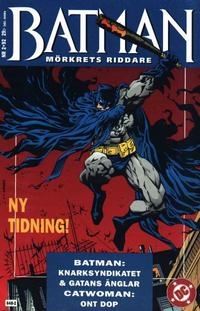Cover Thumbnail for Batman - Mörkrets riddare (Epix, 1992 series) #2/92 [2/1992]