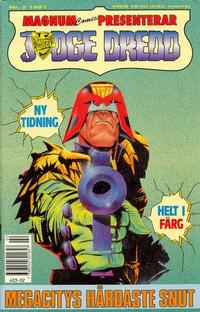 Cover Thumbnail for Judge Dredd (Atlantic Förlags AB, 1991 series) #2/1991