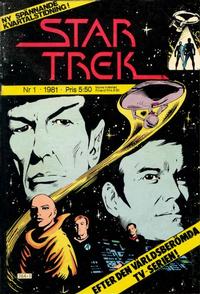 Cover Thumbnail for Star Trek (Atlantic Förlags AB, 1981 series) #1/1981