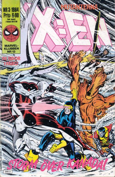 Cover for X:en (Semic, 1984 series) #3/1984