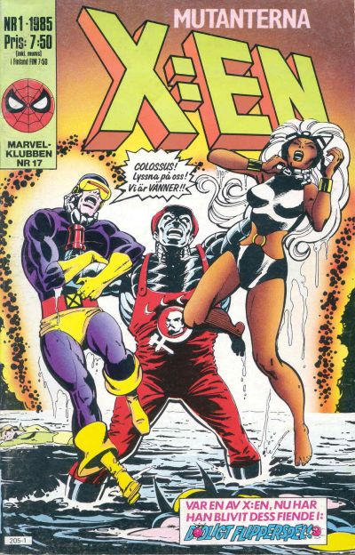 Cover for X:en (Semic, 1984 series) #1/1985
