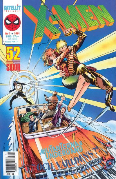 Cover for X-Men (SatellitFörlaget, 1990 series) #1/1991
