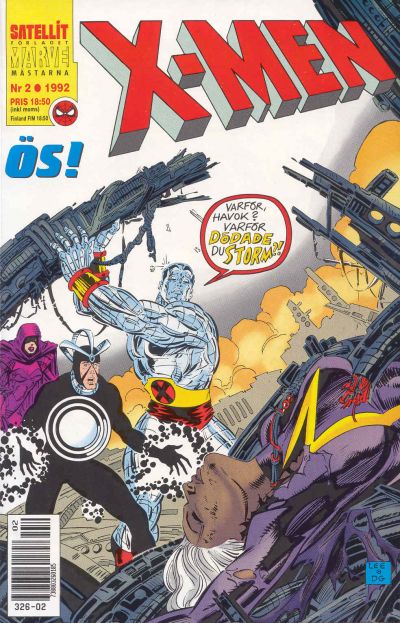 Cover for X-Men (SatellitFörlaget, 1990 series) #2/1992