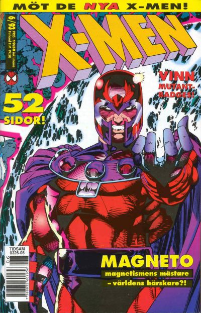 Cover for X-Men (SatellitFörlaget, 1990 series) #6/1993