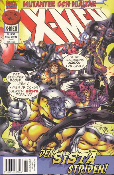 Cover for X-Men (Egmont, 1998 series) #5/1998