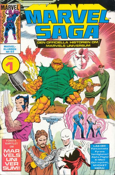 Cover for Marvel Saga (Semic, 1986 series) #1