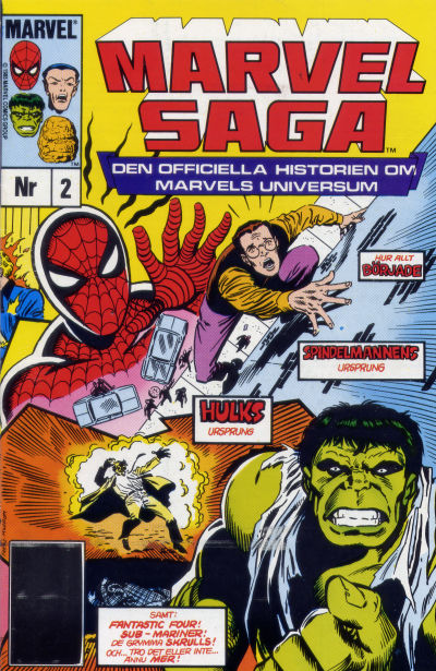 Cover for Marvel Saga (SatellitFörlaget, 1988 series) #2