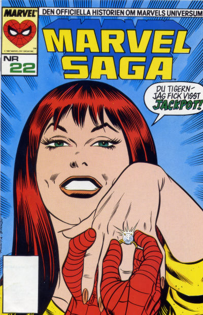Cover for Marvel Saga (SatellitFörlaget, 1988 series) #22