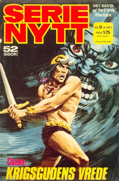 Cover for Serie-nytt [delas?] (Semic, 1970 series) #9/1971