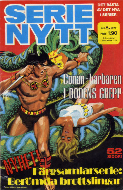 Cover for Serie-nytt [delas?] (Semic, 1970 series) #8/1972